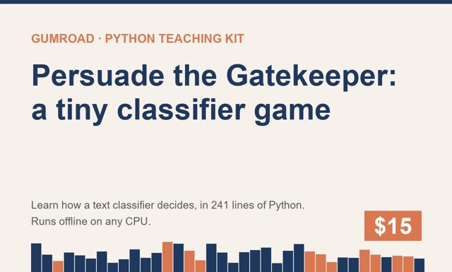 gatekeeper classifier game